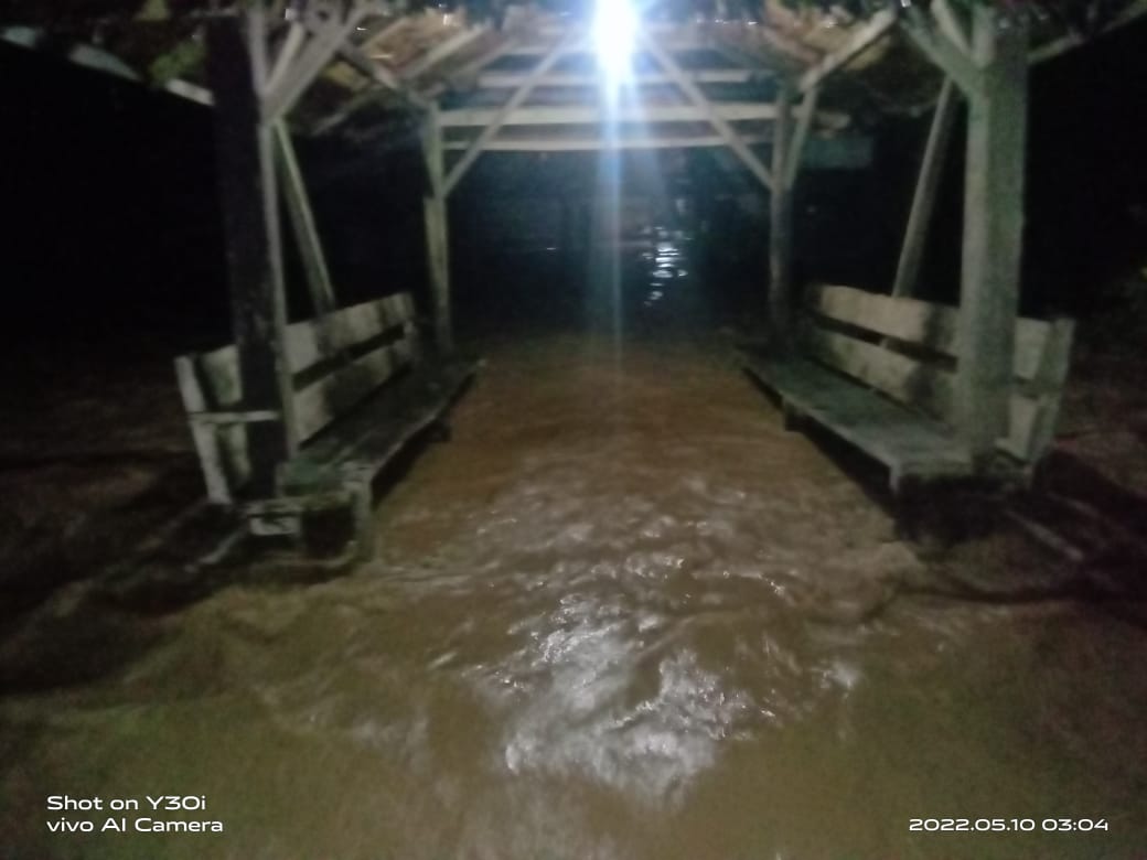 Banjir Di Desa Pompengan Tengah Kec. Lamasi Timur pada tanggal 9 Mei 2022